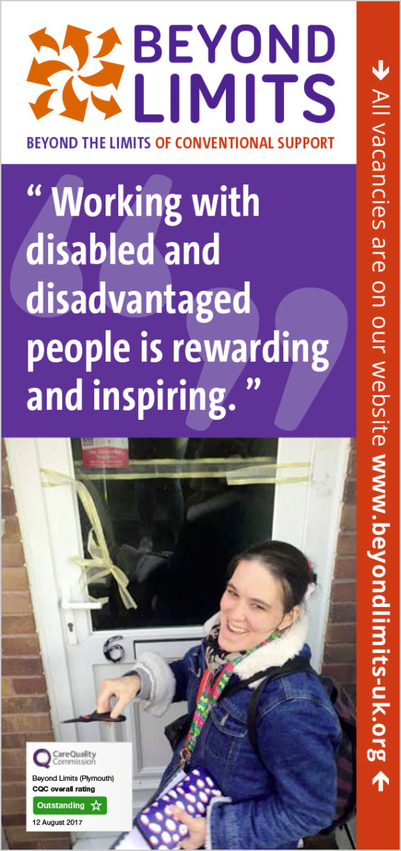 Cover of the Beyond Limits employment flyer