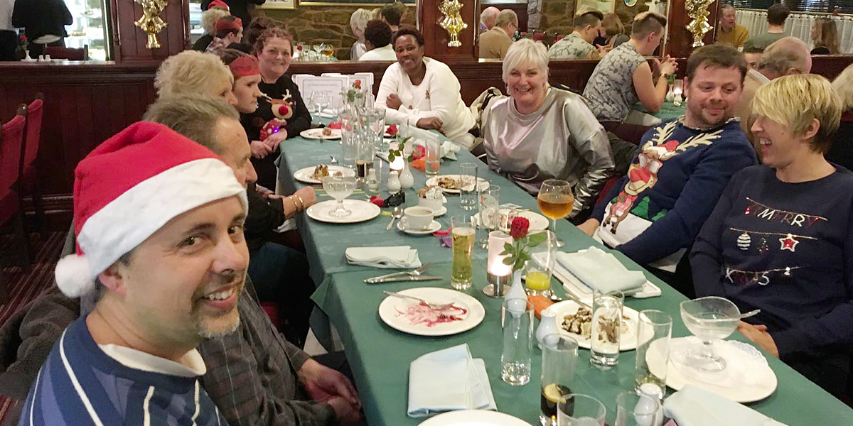 Photo of Beyond Limits staff Christmas party
