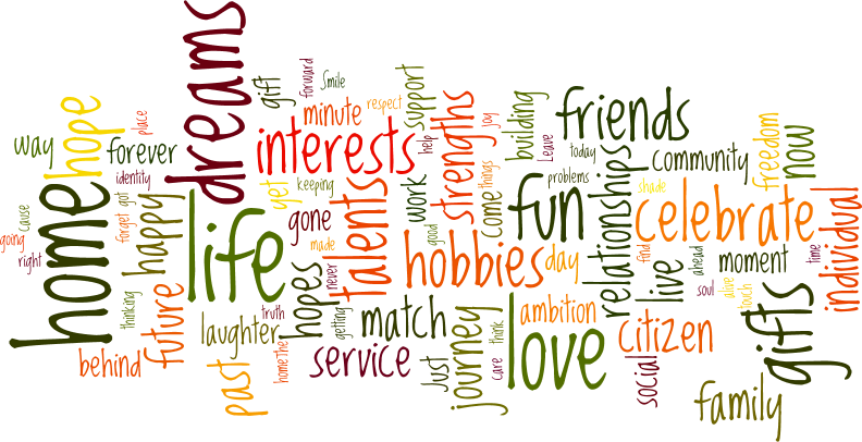 Word pattern graphic